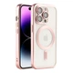Чохол TPU Metallic Chrome Full Camera with Magsafe для iPhone 14 Pro Chrome Dark Blue - изображение 3