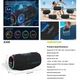 Портативна бездротова Bluetooth колонка HOPESTAR A300 150W, 21000mAh Чорна - зображення 3
