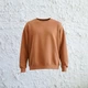Світшот жіночий трикотаж коричневий, L;XL - изображение 1