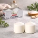 Декоративные свечи для дома Pillar, 2 шт, 5,5x5 см, 60 г, Белые (Набор интерьерных свечей) - изображение 1