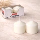 Декоративные свечи для дома Pillar, 2 шт, 5,5x5 см, 60 г, Белые (Набор интерьерных свечей) - изображение 9
