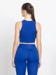 Спортивный топ для фитнеса женский Adidas W FI 3S Tank IS3635 XS Синий (4066757917905) - изображение 4