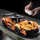 Конструктор на радіокеруванні 1:14 McLaren 36 см з мотором та пультом, 1314 деталей помаранчова - зображення 2