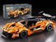 Конструктор на радіокеруванні 1:14 McLaren 36 см з мотором та пультом, 1314 деталей помаранчова - зображення 3