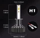 LED лампа трёхцветная H1 светодиодная с обманкой , белый холодный-белый-желтый, правильный пучок света, 1шт - изображение 2