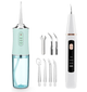 Набор для ухода за полостью рта 2 в 1 — ирригатор и ультразвуковой скалер Teeth Cleaner HY-46 - изображение 1
