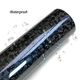 Защитная виниловая пленка для авто ширина 10 см длина 150 см Carbon Fiber Blue - изображение 3