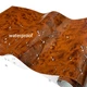 Виниловая пленка из углеродного волокна для авто ширина 30 см длина 100 см Wood Grain - изображение 3
