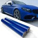 Матовая виниловая пленка для авто ширина 40 см длина 150 см Dark Blue - изображение 1
