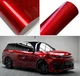 Глянцевая виниловая плёнка для авто ширина 30 см длина 150 см Red - изображение 2
