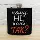 Фляга для напоїв «Чому ні, коли так?» - зображення 1