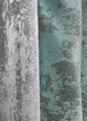 Комплект штор VR-Textil Жаккард Мрамор 150х270 2шт и Тюль 600х270 1148ш-1400т Бирюзово-серый с белым 71-118/5 - изображение 7
