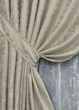 Комплект штор VR-Textil Льон Мармур 100х270 2шт і Тюль 400х270 1272ш-1400т Теплий бежевий з білим 71-135/2 - зображення 4