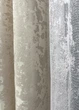Комплект штор VR-Textil Льон Мармур 100х270 2шт і Тюль 400х270 1272ш-1400т Теплий бежевий з білим 71-135/2 - зображення 5