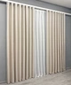 Комплект штор VR-Textil Блекаут двосторонній Scandi № 1904ш Бежевий 100х270 см 2 шт (31-998) - зображення 4