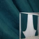 Комплект готовых штор VR-Textil Микровелюр Petek № 1494ш Изумрудный 150х270 см 2 шт (33-1032) - изображение 1