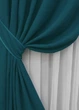Комплект готовых штор VR-Textil Микровелюр Petek № 1494ш Изумрудный 150х270 см 2 шт (33-1032) - изображение 5