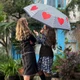 Зонт женский механический Fulton L354-041697 Minilite-2 Love Heart Spot белый (Сердца) - изображение 7