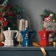 Гейзерна кавоварка для плити алюміній 3 чашки Bialetti синій - зображення 2