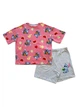 Піжама (домашній костюм) Primark футболка + шорти Stich коралово-сіра, 14-15р, 164см - изображение 2
