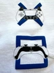 Піжама (домашній костюм) Primark футболка + шорти Play Station біло-синя, 8-9р., 134см - изображение 3
