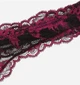 Комплект Victoria’s Secret Very Sexy Full Cup Support Rose Lace Unlined Bra Чорний з бордовим 34D-S - изображение 2