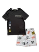 Піжама (домашній костюм) Primark футболка + шорти Star Wars чорно-сіра 8-9р., 134см - изображение 1