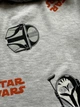 Піжама (домашній костюм) Primark футболка + шорти Star Wars чорно-сіра 8-9р., 134см - изображение 5