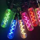 Уличная гирлянда светодиодная "Удлиненные лампы спираль" LED декоративное освещение для фасадов деревьев и праздников (AA0247) - изображение 2