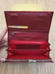 Лаковый женский кожаный кошелек BALISA красный G 2-826 - изображение 10