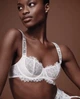 Бюстгальтер Victoria’s Secret Unlined Lace Shine Strap Balconette Bra Білий 36B - зображення 1