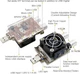 Электронный тестер нагрузки ATORCH 4-30V 35W 5USB QC3.0/2.0 LCD Display + Battery Box (43630) - изображение 2