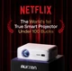Смарт проектор Aurzen EAZZE D1 Smart Projector Native 1080P Full HD / Wi-Fi / Bluetooth / Dolby Audio / Netflix / YouTube White (EAZZED1) - зображення 5