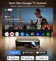 Смарт проектор Aurzen EAZZE D1 MAX Google TV 14.0 / 1000 ANSI Lumens / Native 1080P / 20W Dolby Audio / MEMC / Wi-Fi / Bluetooth Brown (EAZZED1MAX) - зображення 4