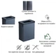 Сміттєвий контейнер Keter Curver Verto Recycle 54L синій (258986) - зображення 3