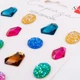 Стрази SANTI 743021 Diamonds різнокольорові, самоклеючі (16шт.) /743021/ - изображение 2