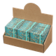 Блокнот BUROMAX А7 80арк. ALMOND BRANCHES 257101-06 бірюзовий, тв.лам.обкл., на гумці, крем.папір (24) /BM.257101-06/ - изображение 4