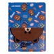 Папка з 20 файлами А4 YES Line Friends. Brown з кишенею - изображение 1