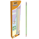 Олівець графітовий BIC Evolution Pastel HB, пластиковий, з ластиком (12) /bc518306/ - изображение 3