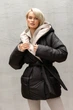 Жіноча двостороння зимова куртка з капюшоном Seventeen XXL-3XL Бежевий (2000000183459) - изображение 1