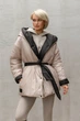 Жіноча двостороння зимова куртка з капюшоном Seventeen XXL-3XL Бежевий (2000000183459) - изображение 5