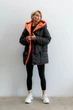 Жіноча двостороння зимова куртка з капюшоном Seventeen XXL-3XL Темно-помаранчевий (2000000183428) - изображение 5