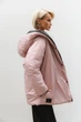 Жіноча двостороння зимова куртка з капюшоном Seventeen XXL-3XL Рожевий (2000000183398) - зображення 3