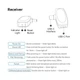 Мікрофон Vention USB Type-C 2-Pack Wireless Lavalier Black (NCBB0) - изображение 4
