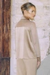 Жіноча шовкова сорочка з шовку Армані та сітки Seventeen XXL-3XL Коричневий (2000000200569) - изображение 2