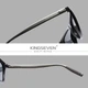 Мужские поляризационные солнцезащитные очки KINGSEVEN NF7557 Gun Gray - изображение 5