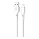 USB XO NB230 Rock Series Lightning 2.4A Белый - изображение 1