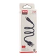 USB XO NB230 Rock Series Lightning 2.4A Черный - зображення 3