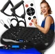 Вибрационная платформа Renew Force Vibro Slim для похудения и тренировок, массажер для ног и тела, 120 уровней интенсивности, с экспандерами, до 150 кг, черная - изображение 1