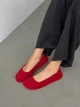 Женские балетки 37 24 см Красный 11539 - изображение 5